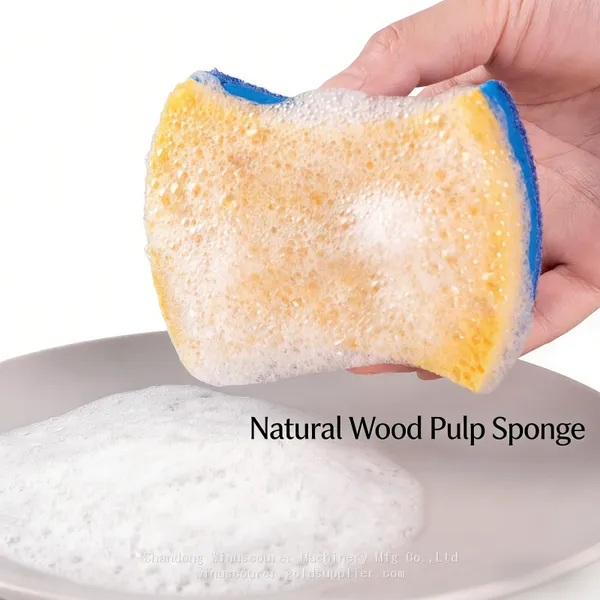 Soft Touch Cellulose Dish Sponge Factory Kitchen Clean Sponge Pad photo-2