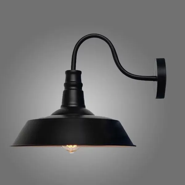 Indoor Black Iron Wall Lamps Industrial Wall Lights