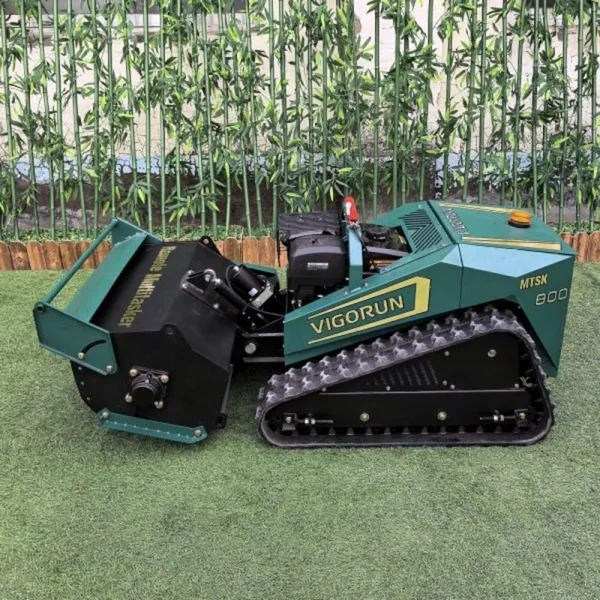 Vigorun Tech Petrol Lawn Mower Efficient Heat Dissipation MTSK800 Remote Control Lawn Mower Set for Parks