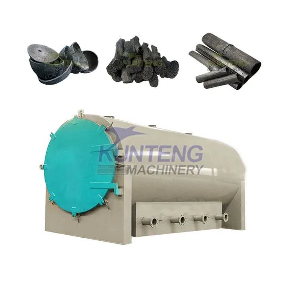 Horizontal Furnace Charcoal Kiln Energy Saving Stove EPC