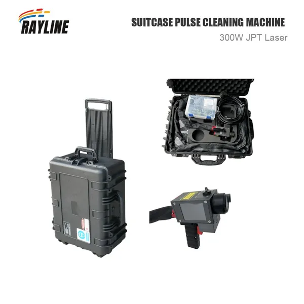 RA LC Series Trolley Laser Cleaning Machine Pulse Handheld Rust Remover For Metal Steel Aluminum Surface Cleaning photo-3