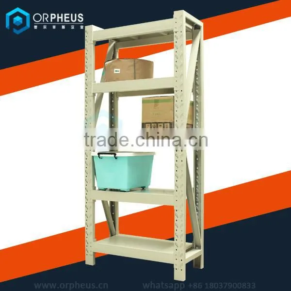 MDF Free Standing Storage Goods Shelf 4 Tier Storage Racks photo-5