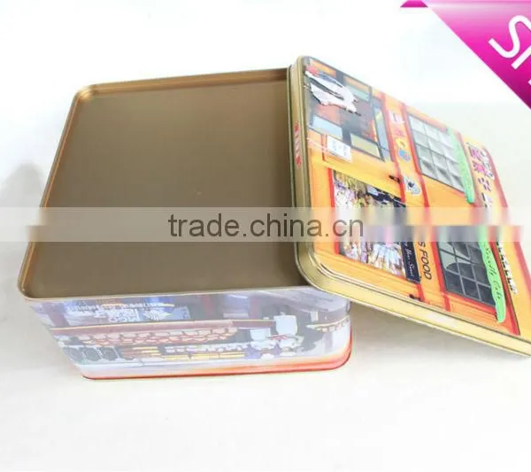 Square Biscuit Tin Box photo-2