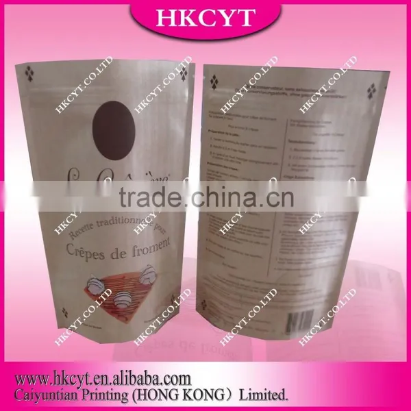 2015 New Products Best Selling Heat Seal Kraft Paper Bags for Food From China photo-3