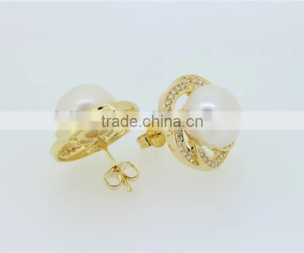2015 Newest Pearl 925 Silver Earring photo-5