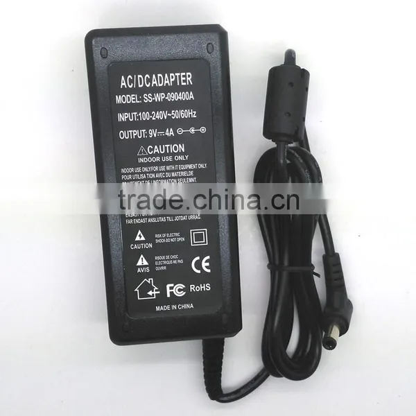 For Verifone POS Terminal Dual Comm EMV Reader Vx510 Vx520 Vx570 Vx610 ac Switching Power Adapter Supply DC 9.3V 9V 4A photo-2