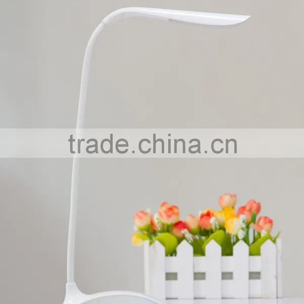 Rechargeable Flexible JK-853C Dimmable Led Desk Lamp 360 Degree in Door Foldable Color Changeable Clip Led Table Light photo-3