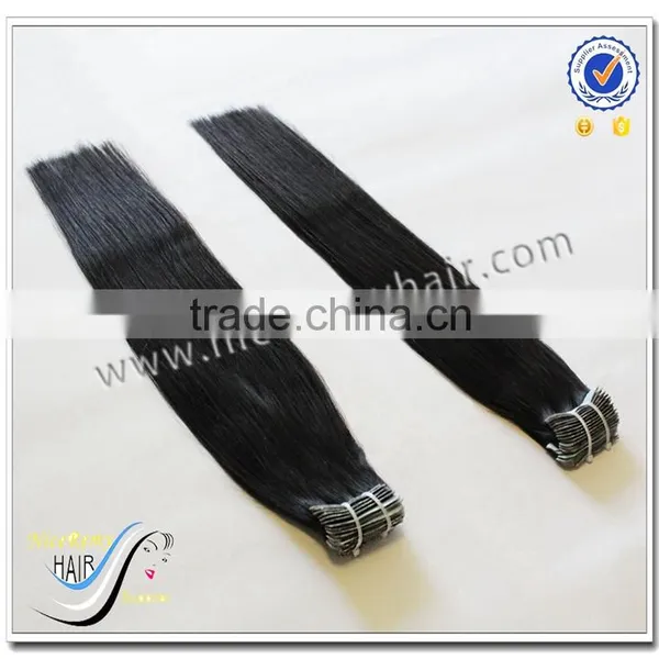 Wholesale Top Quality Virgin Indian Hair Tape in Hair Extensions Hand Tied Tape Hair Extension