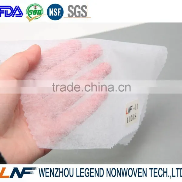 China Supplier Soft Tear Resistant Non Fusible Nonwoven Fabric Interlining 1020S photo-4