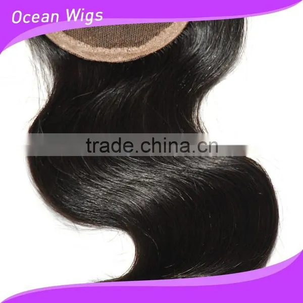Virgin Hair Bundles With Lace Closure, Body Wave, Natural Color photo-5
