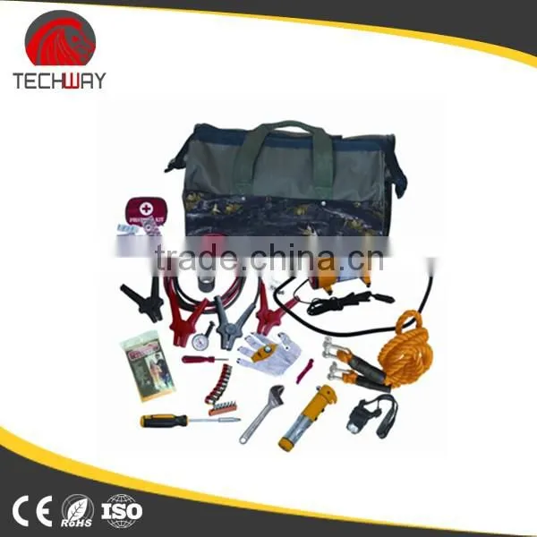 Car Emergency Safety Kit With Working Gloves