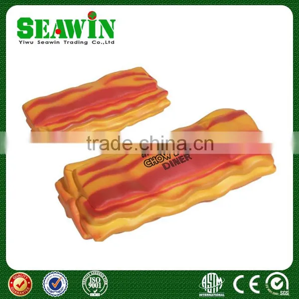 Custom PU Foam Bacon Stress Toy Ball