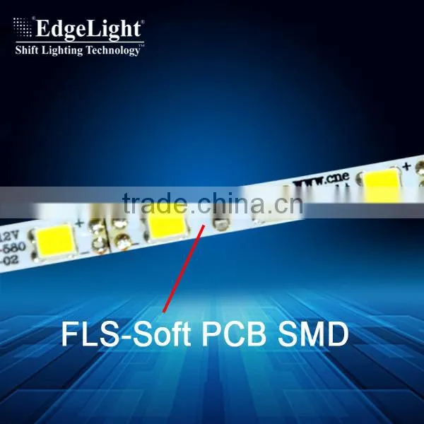 Edgelight 2835 Smd Led Strip Light , DC12V/24V Flexible Light Led Strip , CE/ROHS/UL Listed White Color LED Strip Quality Choice Mo photo-2
