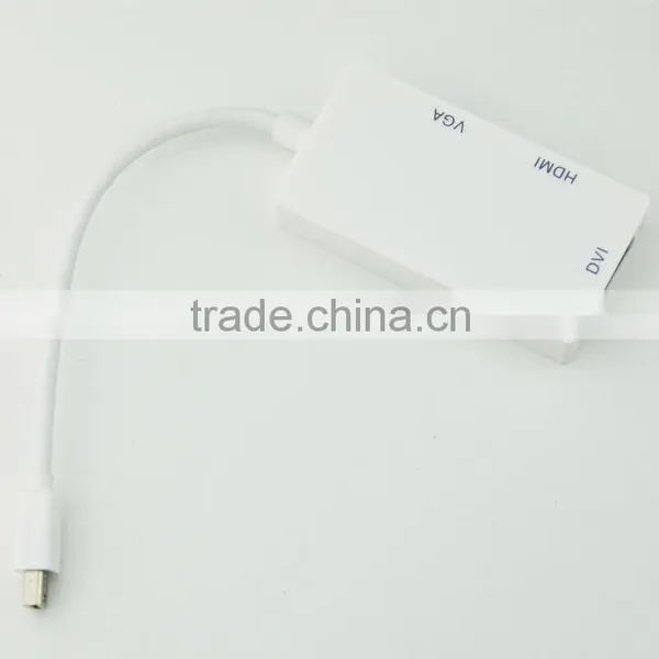 Manufactory Price Male Mini dp to Female Hdmi Dvi Vga Adapter With Pva Jacket photo-2