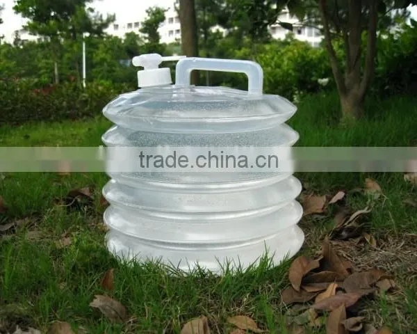 Outdoor Camping Hiking Plastic Folding Water Bucket photo-4
