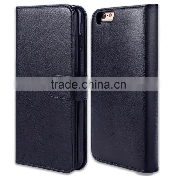 Detachable Leather Phone Case With Magnet and RFID Material photo-5