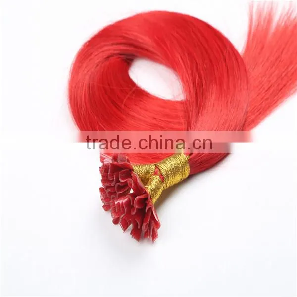 Hair Remy Human Hair Keratin Nail Tip Hair Extension photo-4