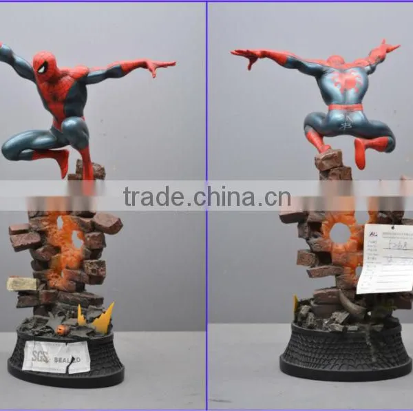 Resin Spider Man Figurine ,hot Movie Character Decoration photo-2