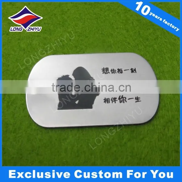China Factory Supply Metal Stainless Steel Dog Tags With Ball Chain photo-6