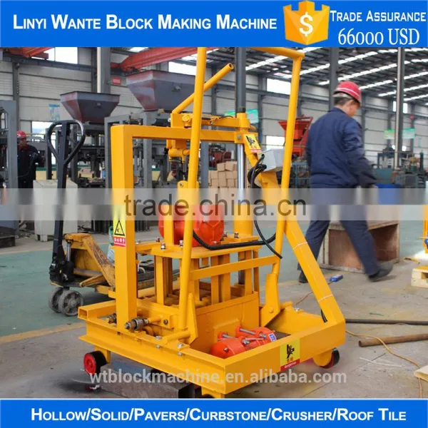 Small Size Moveable Concrete Block Making Machine QT40-3c photo-2