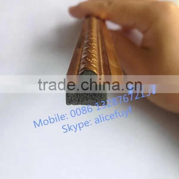 Golden Plastic Photo Picture Frame Moulding