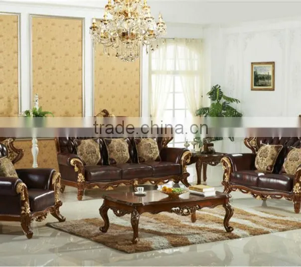 Cheer Sofa Design Buying From China Leather Sofa. Antique Hand Carved Wood Furniture photo-5
