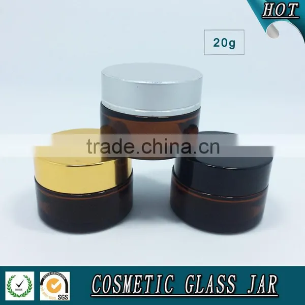 Cylinder Frosted Glass Cream Jar photo-4