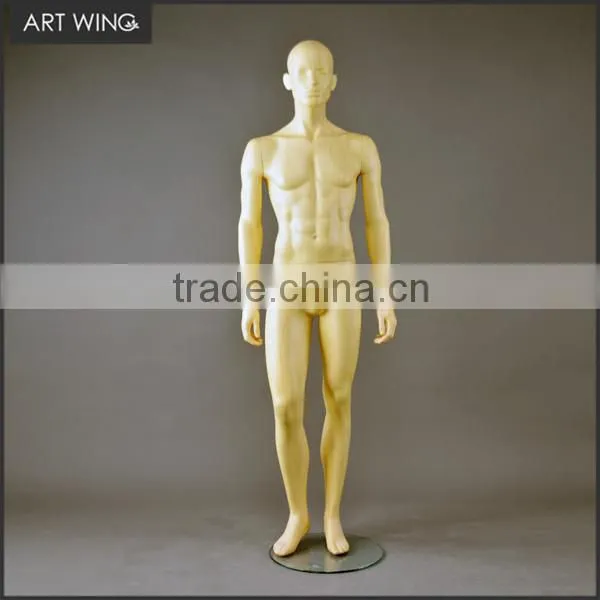 Modern Display Abstract Head Colorful Chrome Male Fitting Mannequins photo-3