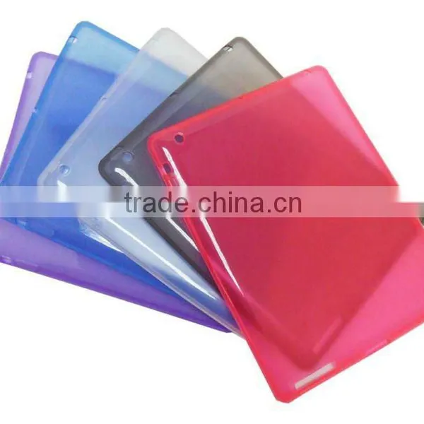 TPU Glossy Design Case for New Ipad 3/ipad 2