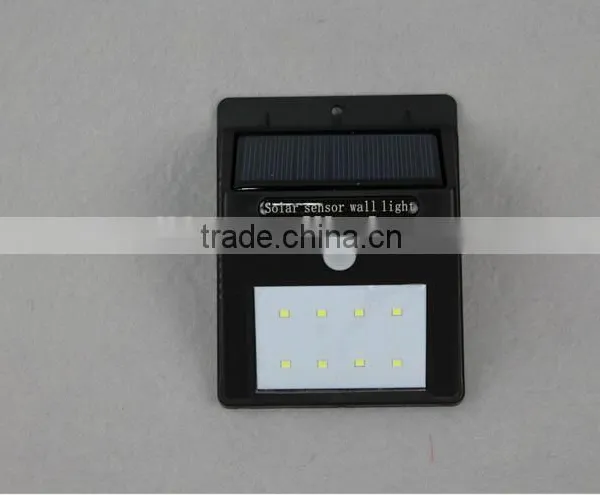 2015 New Outdoor 8 LED Solar Wall Mounted Motion Sensor Light photo-3