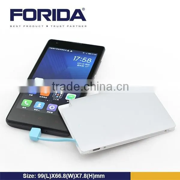 Forida Mini Power Bank Credit Card Ultrathin Power Bank photo-3