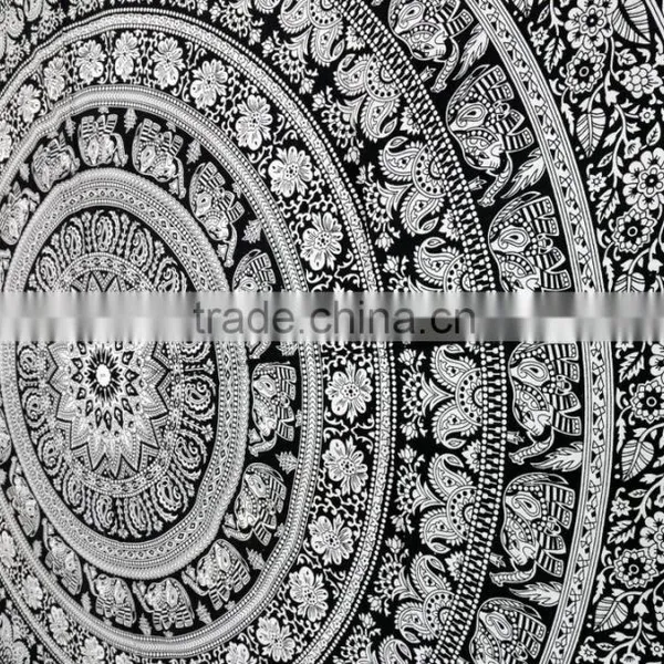 Hippie Mandala Tapestry Bedspread Boho Art Mandala Tapestries Wall Hanging photo-3
