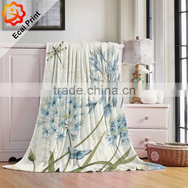 2016 Hotel Custom Made Sublimation Blanket on the Bed Quality Choice photo-2