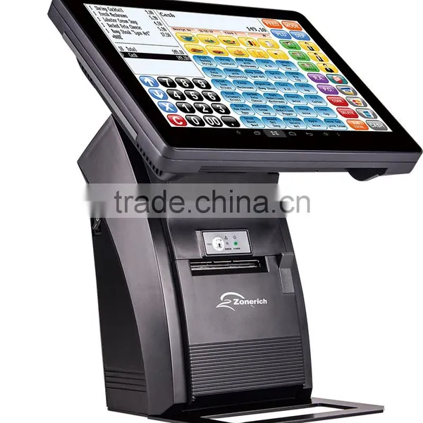 USB Touch Screen All in One POS Terminal With LCD Display ZQ-P1088 Mid From ZONERICH photo-3