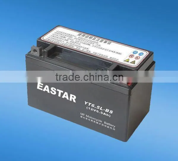 12V6.5Ah,Motorcycle Battery,SLA Battery,lead Acid Battery,MF Battery,Dry Battery
