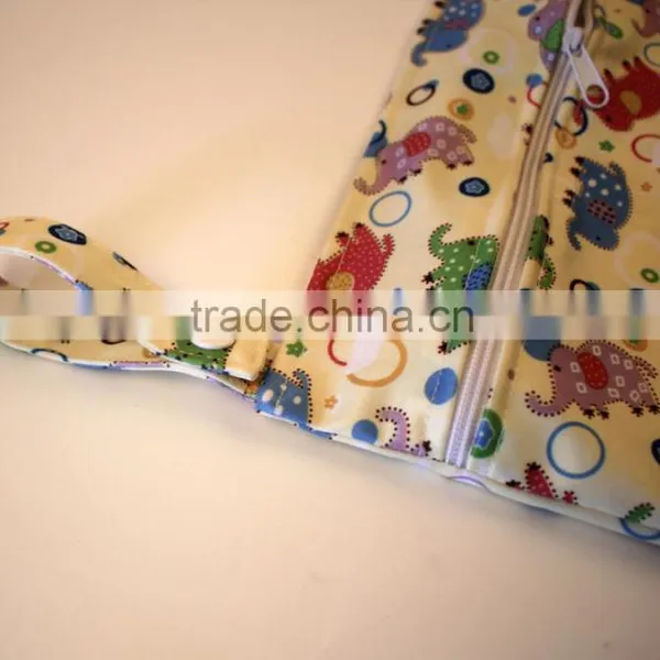 Happy Flute Polyester Material Diaper Wet Bag Washable Diaper Bag Baby Bags for Mothers Pul Fabric Waterproof China Wholesale photo-3
