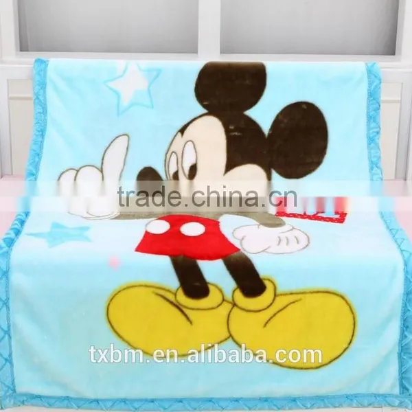 Cartoon 100% Polyester Coral Fleece Baby Blanket Baby Bedding Sets photo-5