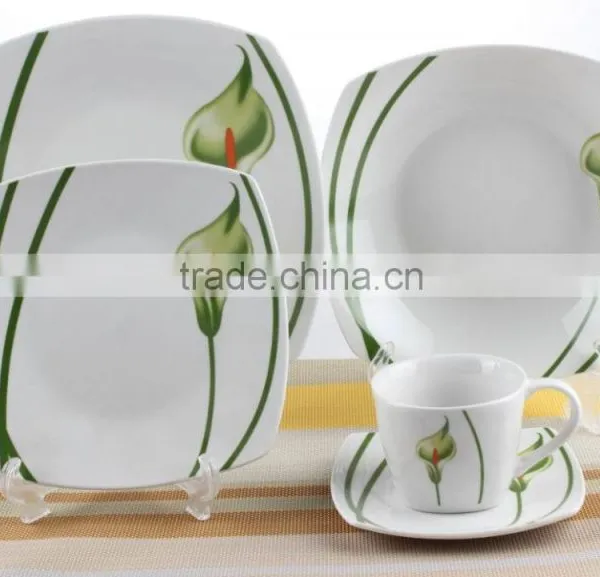 20pcs Square Dinner Set /square Porcelain/ceramic Dinner Set photo-2
