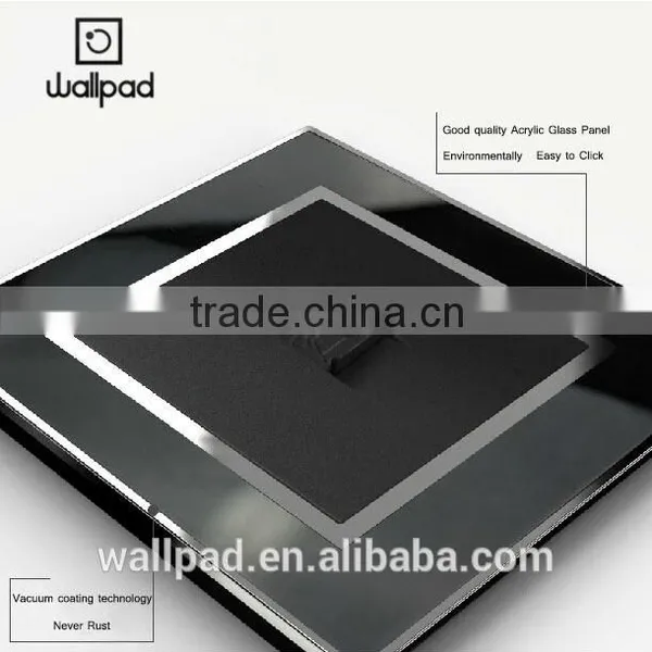 Hot Selling Wallpad Black Waterproof Acrylic Glass 110~250V EU UK Electric Telephone Socket Phone Socket RJ11 Quality Choice photo-5