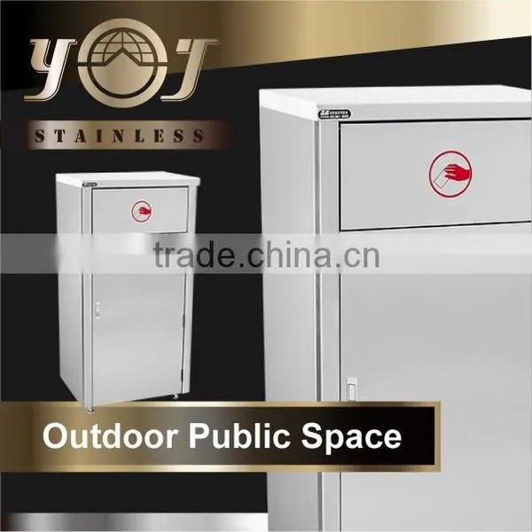 Professional Stainless Steel Product Large Garbage Bin photo-3