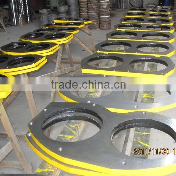 Newest Putzmeister Concrete Pump Spare Parts Wear Plate And Cutting Ring photo-3