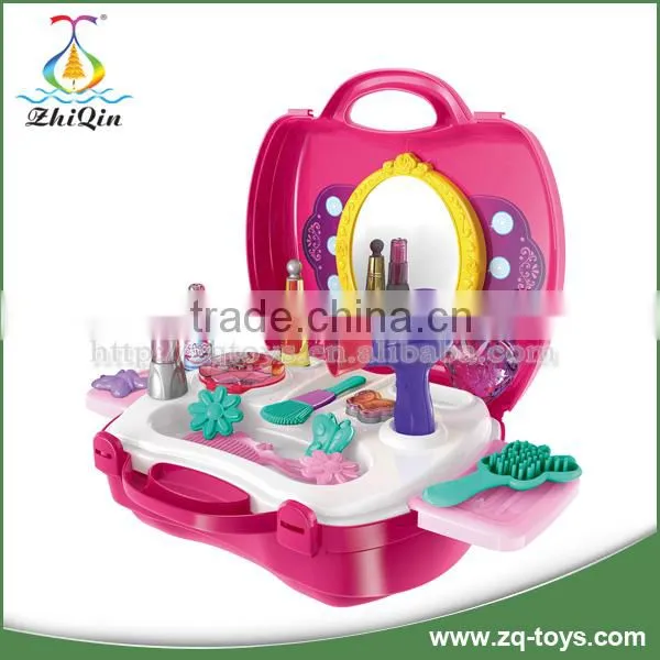 New Item Girls Plastic Dressing Table Toy With Mirror photo-2
