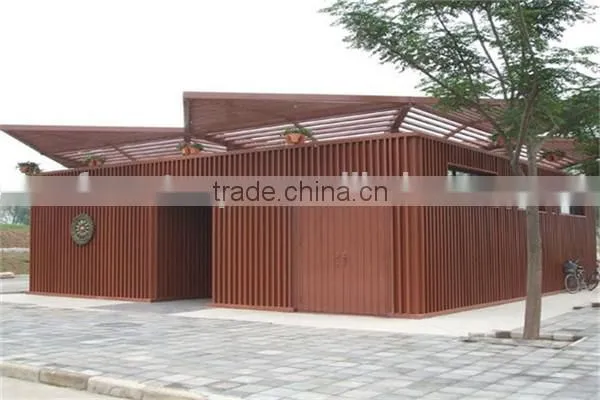 Ballistic and Bullet Resistant Panels Wood Plastic Composite Louver Commercial Bathroom Wall Panels photo-2