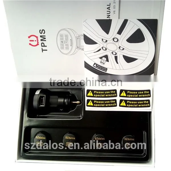 Easy to Install DC12V Digital Wireless Tire Pressure Monitor TPMS With Cigarette Plug Dispaly photo-6
