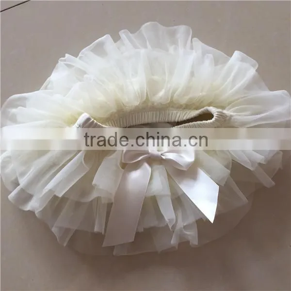 Infant Toddler Children Clothing Baby Bloomer Solid Ruffle Baby Bloomer photo-4