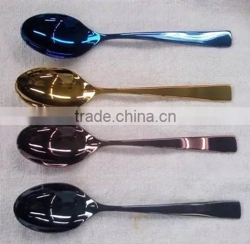 Stainless Steel Tableware Gold, Rose Gold, Blue, Black Color Coating photo-2