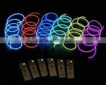 El Wire Wholesale Price , Glowing EL Wire, 1.4mm/2.3mm/3.2mm/4.0mm/5.0mm Diameter el photo-2