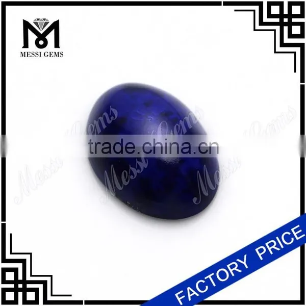 Oval Cabochon Bead for Jewelry Natural Precious Lapis Lazuli photo-3