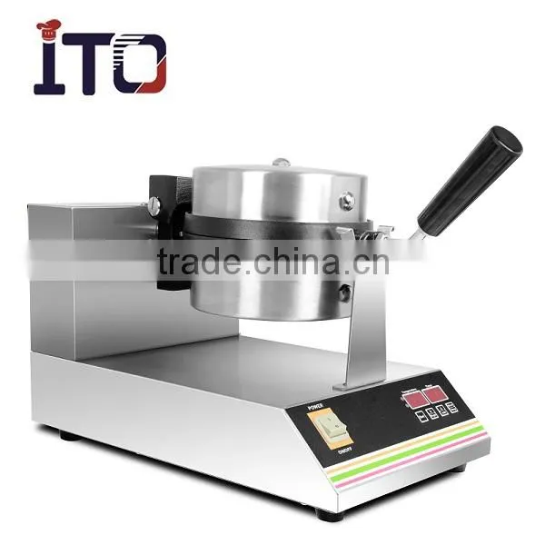 SH-WB1S Hot Sale 220V Commercial Automatic Digital Electric Custom Plate Waffle Maker for Sale photo-2