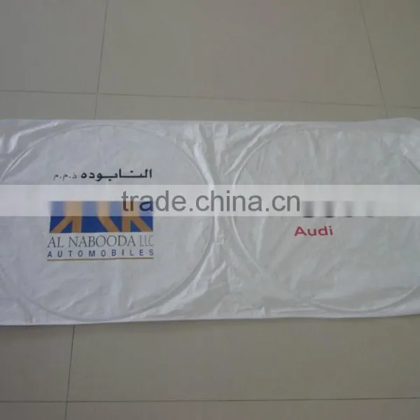 Car Front Window Sunshade/printing Customized Logo Car Sunshade/tyvek/nylon Sunshade photo-4